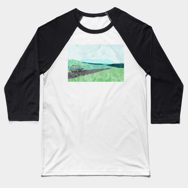 Taking a Moment Baseball T-Shirt by MarbleCloud